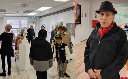 دارا ئارام تابلۆکانی لە پێشانگەیەکی هاوبەشدا لە کەنەدا خستەڕوو