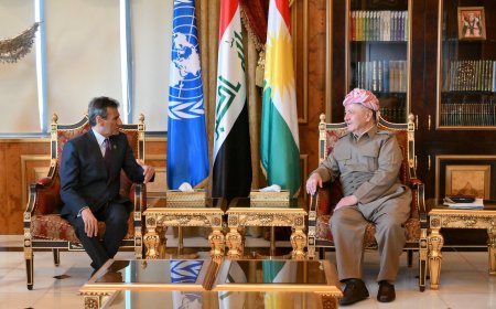 Serok Barzanî Pêşwaziya Nûnerê Taybetî yê Sekreterê Giştî yê Neteweyên Yekbûyî Kir