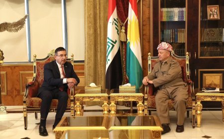 سەرۆک بارزانی پێشوازی لە کونسوڵی گشتیی نوێی شانشینی ئۆردن دەکات