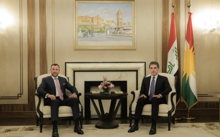 Serok Nêçîrvan Barzanî û Balyozê Îtalyayê Rewşa Iraq û Herêma Kurdistanê Gotûbêj Dikin