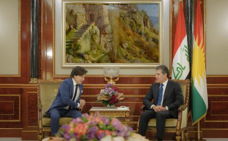 سه‌رۆك نێچيرڤان بارزانى جه‌خت له‌ بره‌ودان به‌ په‌يوه‌نديى بازرگانى له‌گه‌ڵ ئه‌مه‌ريكا ده‌كاته‌وه‌