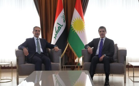 Serok Nêçîrvan Barzanî û Dadwer Fayeq Zêdan Civiyan