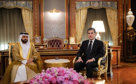 Serok Nêçîrvan Barzanî pêşwaziyê li Konsulê Giştî yê Nû yê Îmaratê kir.