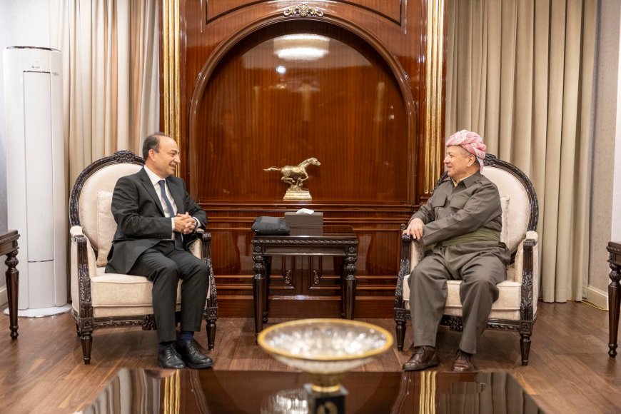 Serok Barzanî Pêşwaziyê Li Osman Baydemir Kir