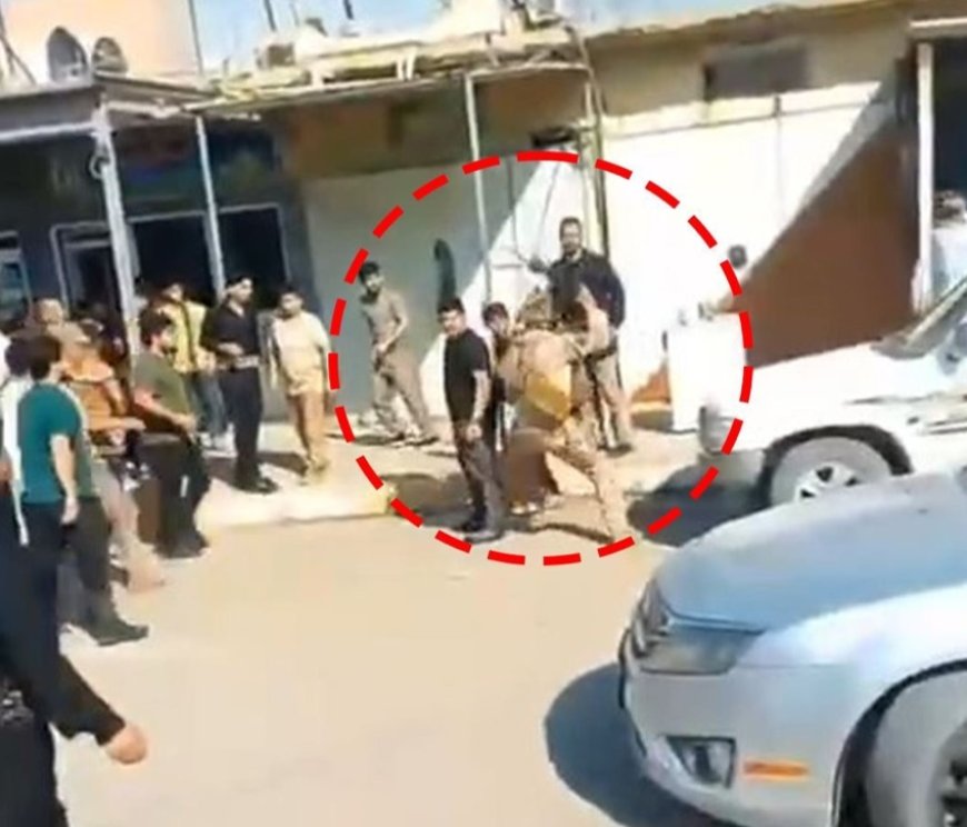 ئەو سەربازەی لە خورماتوو لەسەر ئاڵای کوردستان لە هاونیشتمانییەکەی دا، دەستگیرکرا