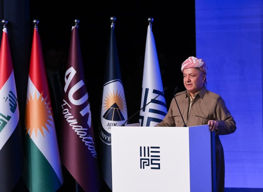 Serok Barzanî Li bajarê Dihokê Beşdarî Foruma MEPS Kir