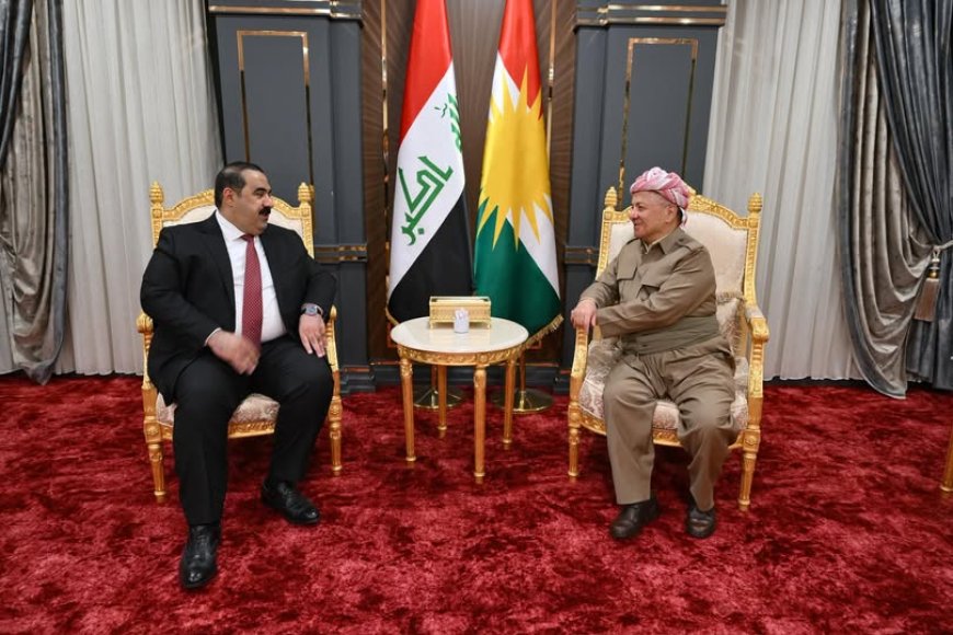 Serok Barzanî bi Serokê Hevpeymaniya Ezim re Civiya