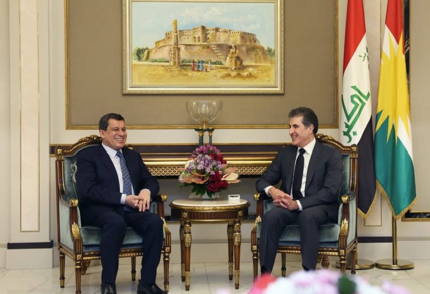 سه‌رۆک نێچیرڤان بارزانی و به‌ڕێز مه‌زڵووم عه‌بدی کۆبوونه‌وه‌