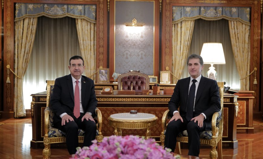 Serok Nêçîrvan Barzanî pêşwaziyê li Konsulê Giştî yê Urdunê kir
