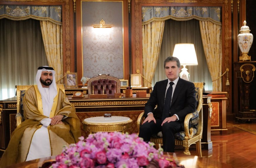 Serok Nêçîrvan Barzanî pêşwaziyê li Konsulê Giştî yê Nû yê Îmaratê kir.