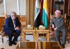 Serok Barzanî pêşwaziya Serokê Partiya (Hereketa Edil û Îhsan) a Iraqê kir.