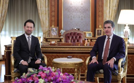 Serok Nêçîrvan Barzanî û şandeke Japonî peywendiyan gotûbêj kirin.