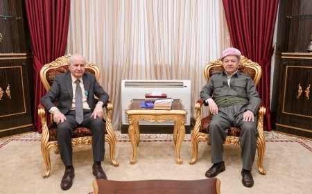Serok Barzanî Pêşwaziyê li Doktor Reşad Mîran Kir