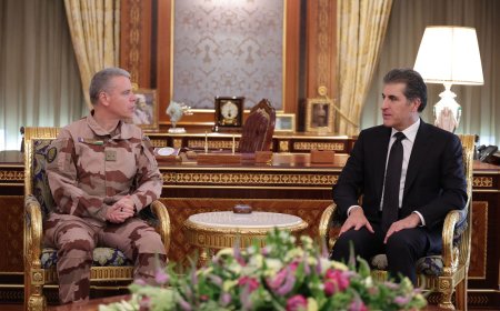 Serok Nêçîrvan Barzanî û şandeke leşkerî ya Fransayê rewşa ewlehiyê ya herêmê gotûbêj kirin