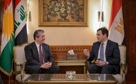 سەرۆکی حکومەتی هەرێمی کوردستان بە سەردانێکی فەرمی گەیشتە میسر