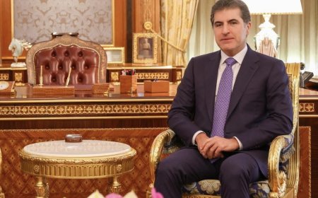 نێچیرڤان بارزانی پیرۆزبایی لە دەستەی نوێی سەرۆکایەتیی پەرلەمانی عێراق دەکات