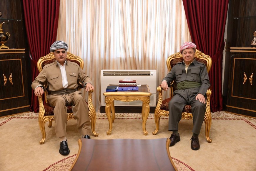 سەرۆک بارزانی پێشوازی لە بەرپرسی نووسینگەی پەیوەندییە نێودەوڵەتییەکانی کۆنفدڕاسیۆنی ڕەوەندی کوردستانی دەکات