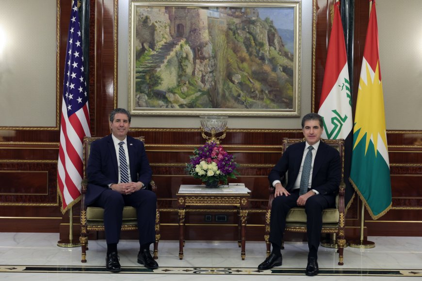 Serok Nêçîrvan Barzanî bi Cîgirê Wezîrê Derve yê Amerîkayê re civiya