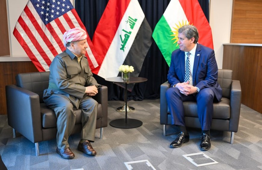 Serok Barzanî Bi Cîgirê Wezîrê Derve Yê Amerîkayê Re Civiya