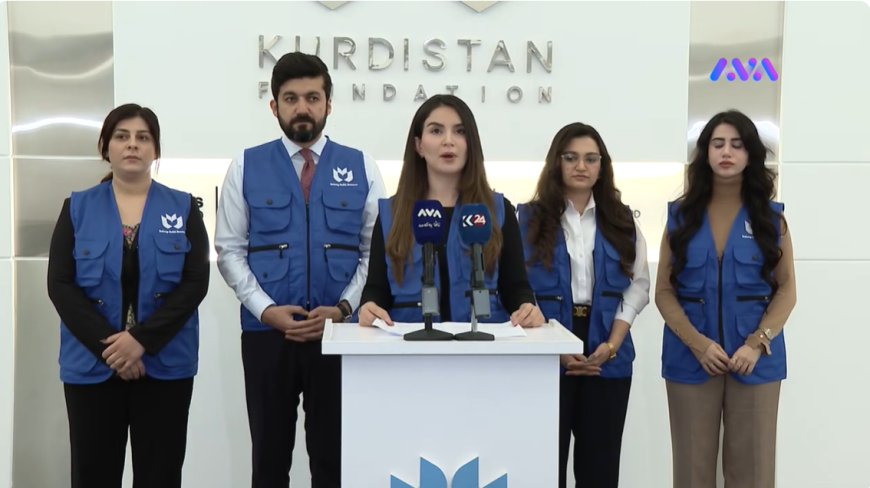 Kurdistan Foundation Alîkarîya Mirovî Pêşkêşî Zîyanberketiyên Lehîya Çemçemal Dike
