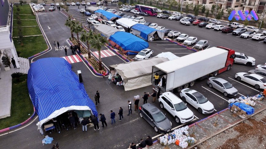 Karwana Yekemîn a Alîkariyên Ava ji bo Çemçemal û Derdora wê Tê Şandin