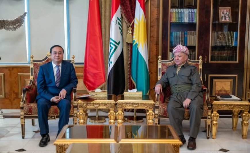 Serok Barzanî Pêşwaziyê li Şandeke Partiya Komunîst a Çînê Kir