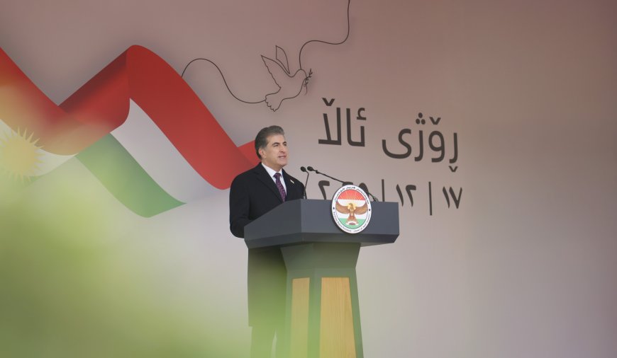 سه‌رۆک نێچیرڤان بارزانی: ئاڵای کوردستان، ناسنامە و کۆکەرەوه‌ى گه‌لى كوردستانه‌