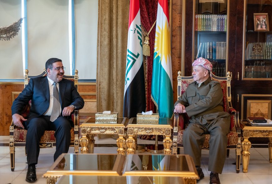 Serok Barzanî pêşwaziya Wezîrê Bazirganiyê Iraqê Kir.