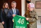 ‎Serok Barzanî pêşwaziya şandek ji Desteya Rêveberiya Yaneya Werzîşî ya Amed Spor kir