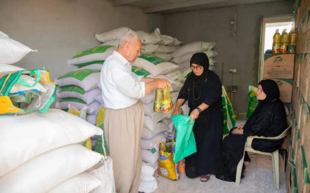 بەشە خۆراکی مانگانەی هەرێم ڕاگیرا