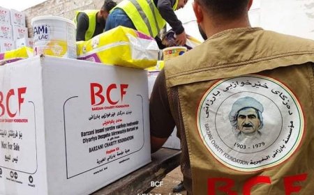 Dezgeha Xêrxwazî ya Barzanî ji bo Koçberên Helebê yên li Efrînê Banga Alîkariyê Dike