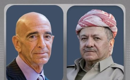 Serok Barzanî û Tom Barrack li ser rewşa Helebê axivîn