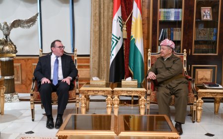 Serok Barzanî Pêşwaziyê li Şandeke Balyozxaneya Amerîkayê Kir