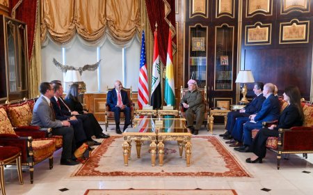 سەرۆك بارزانی پێشوازی لە نوێنەری سەرۆك ترامپ بۆ كاروباری سووریا و باڵیۆزی ئەمەریكا لە توركیا دەكات