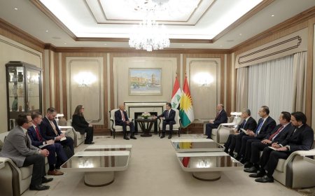 Serok Nêçîrvan Barzanî û Nûnerê Serok Trump ji bo Karûbarên Sûriyê Civiyan