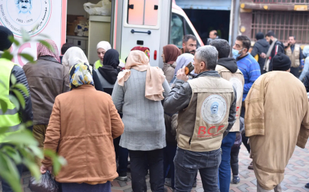 Dezgeha Xêrxwazî ya Barzanî dê di gihandina alîkarî û xizmetguzariyê de ji bo koçberên Helebê li sînorê Efrînê berdewam be