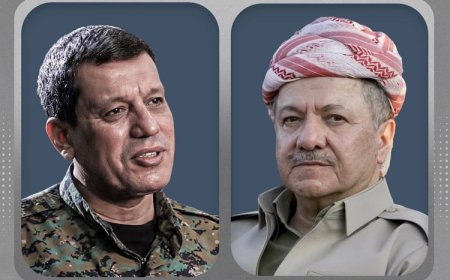 Serok Barzanî û Mezlûm Ebdî Peywendiyeke Telefonî Encamdan