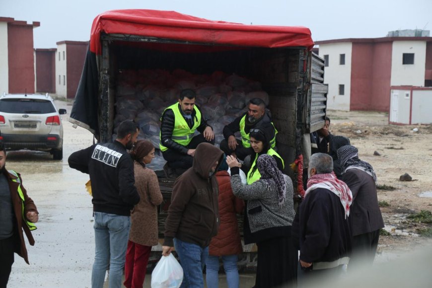 BCF Alîkariyên ji bo Koçberên Helebê li Gundê Feqîran Didomîne