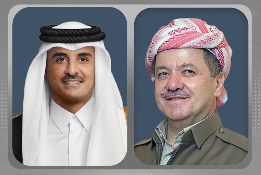 Peywendiya Telefonî ya di Navbera Serok Barzanî û Mîrê Qeterê