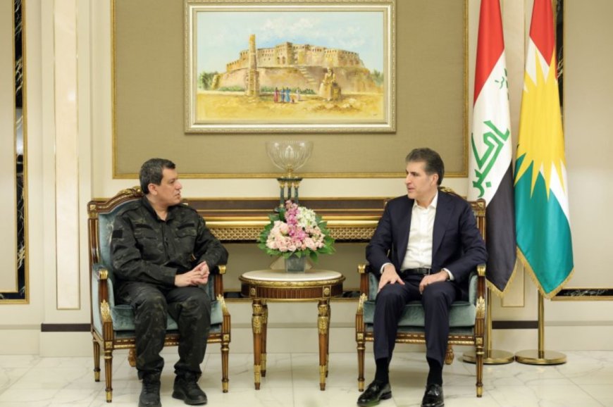 سه‌رۆك نێچيرڤان بارزانى له‌گه‌ڵ به‌ڕێز مه‌زڵووم عه‌بدى كۆبووه‌وه‌