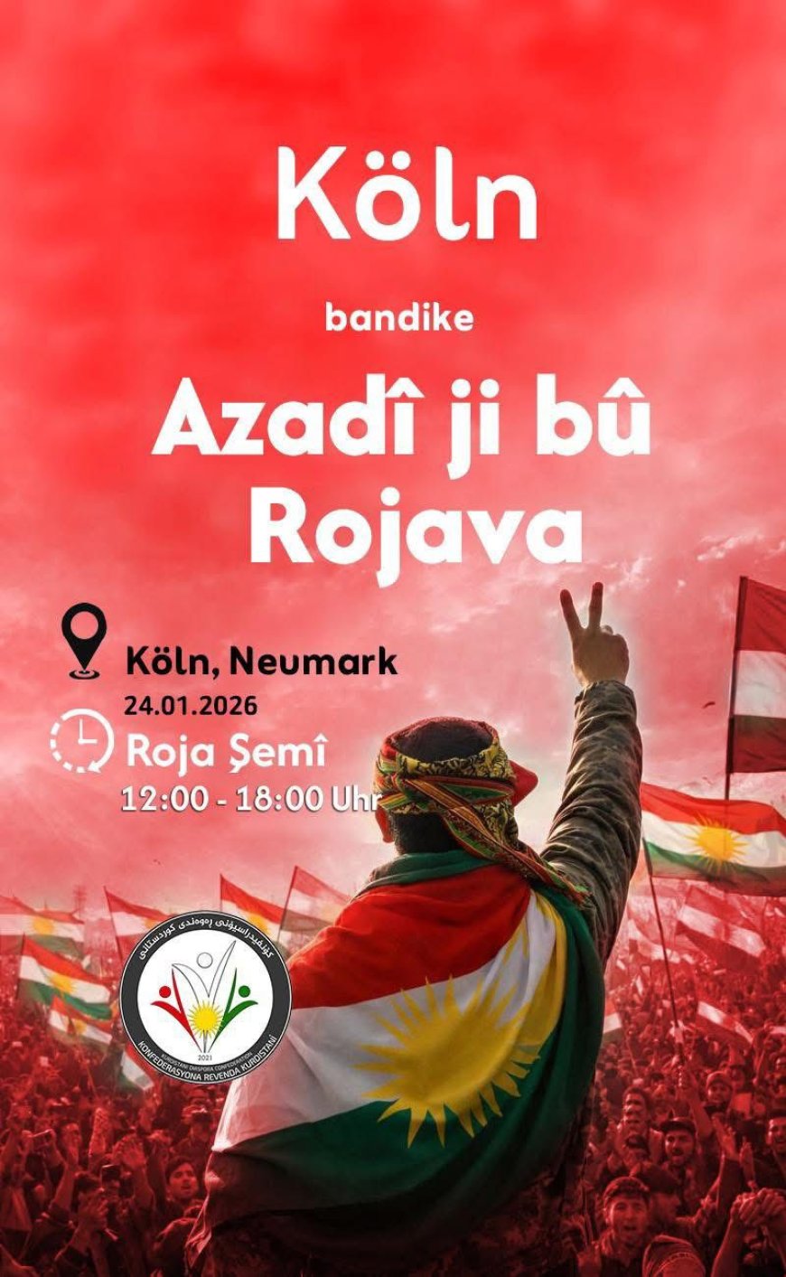 Li Köln ê Xwepêşandaneke Milyonî ya Kurdistaniyan