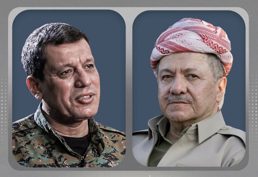 Serok Barzanî û Mezlûm Ebdî Peywendiyeke Telefonî Encamdan