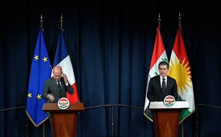 Serok Nêçîrvan Barzanî û Wezîrê Derve yê Fransayê: Me li ser pêşxistina peywendiyên niha û yên paşerojê axivî