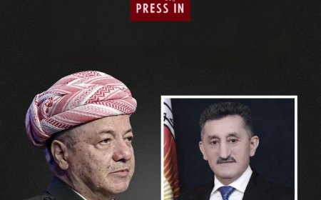 پەیامی هاوخەمیی سەرۆك بارزانی بۆ دكتۆر نووری عوسمان