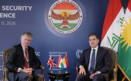 Serok Nêçîrvan Barzanî û Şêwirmendê Ewlehiya Neteweyî yê Brîtanyayê geşedanên ewlehiyê gotûbêj kirin