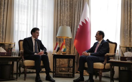 Serok Nêçîrvan Barzanî û Serokwezîrê Qeterê tekez li ser parastina ewlehiya navçeyê kirin