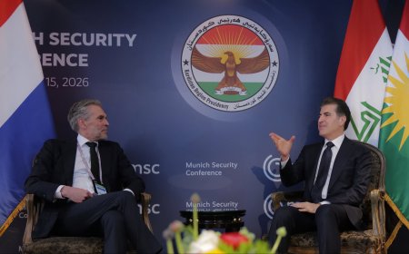 سەرۆک نێچیرڤان بارزانی له‌گه‌ڵ سەرۆکوەزیران و وه‌زيرى به‌رگريى هۆڵەندا کۆبووەوە