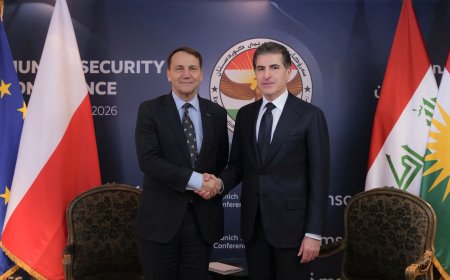 سەرۆک نێچیرڤان بارزانی و وەزیری دەرەوەی پۆڵەندا پەرەپێدانی پەیوەندییەکان تاوتوێ دەکەن