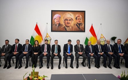 *مەسرور بارزانی جێگری سەرۆکی پارتی سەردانی مەکتەبی سکرتاریەتی یەکێتیی قوتابیان و لاوانی دیموکراتی کوردستان دەکات*