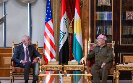 Serok Barzanî pêşwaziya Nûnerê Serok Trump kir